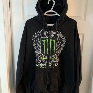 MONSTER ENERGY MENS HOODIE